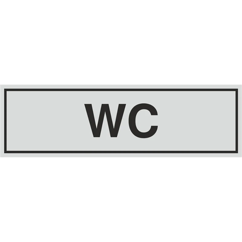 Schild - WC