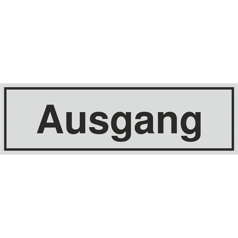 Schild - Ausgang