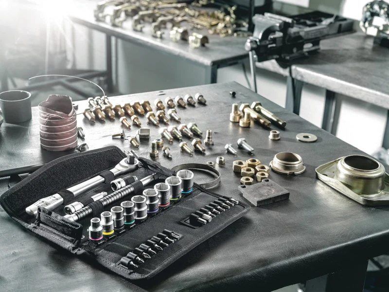 WERA Steckschlüsselsatz 8100 SB HF 1, 13-teilig, 3/8 Zoll, Textilbox, Zyklop Metal Switch