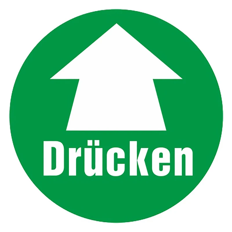 Aufkleber - Drücken
