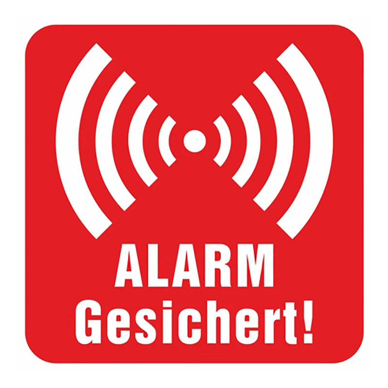 Aufkleber - ALARM Gesichert!