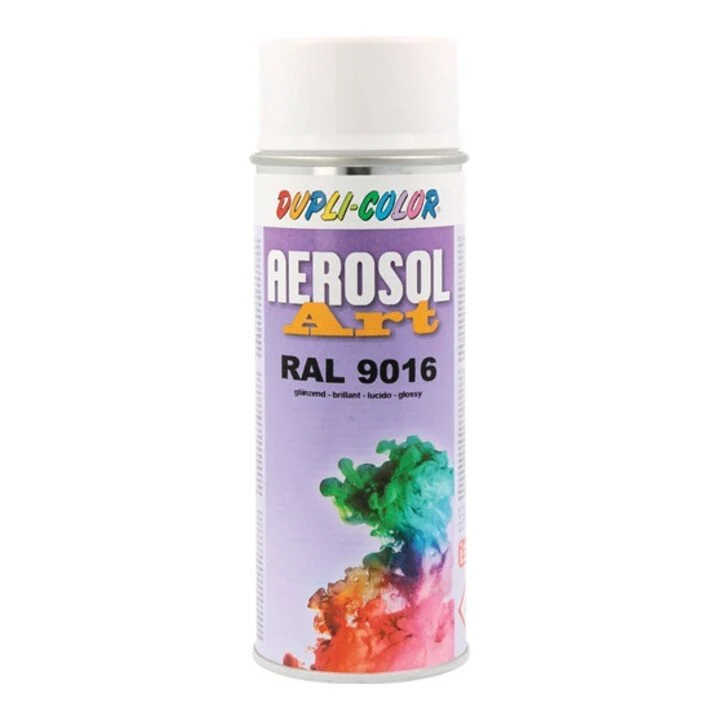 DUPLI-COLOR Buntlackspray AEROSOL Art verkehrsweiß glänzend 6 Stück ( 4000363059 )