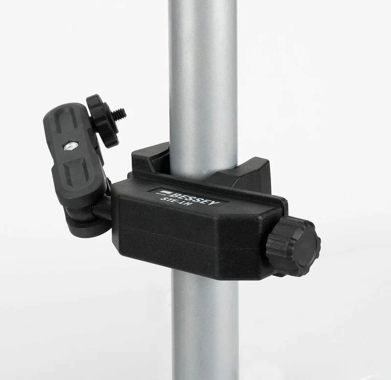 BESSEY Halterung Gewinde 1/4 Zoll – Flexible Montagestützen-Halterung für Laser, Kamera & Bauleuchte