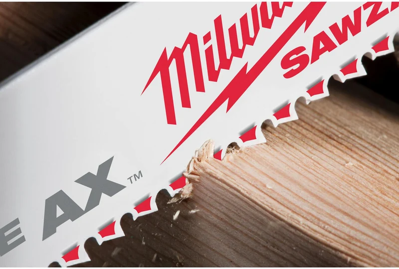 MILWAUKEE Säbelsägeblatt 150 mm, 5 mm Zahnteilung, 25 Stück – Bi-Metall für Holz mit Nägeln