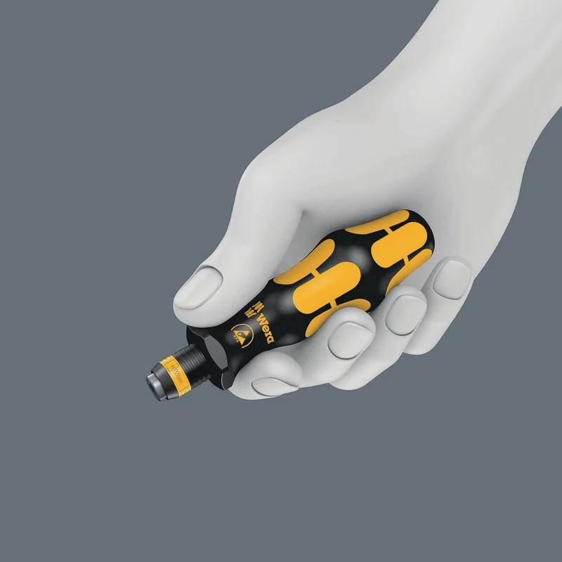 WERA Schraubendrehersatz KK 60 ESD mit 16 Bits und Falttasche – 17-teilig