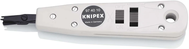 KNIPEX Anlegewerkzeug 175 mm für LSA Plus und baugleich Ø 0,4 - 0,8 mm