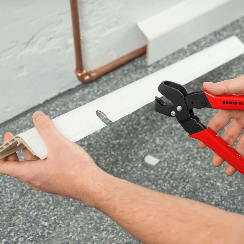 KNIPEX Ausklinkzange 250 mm – Schnittbreite 16 mm, Schnitttiefe 32 mm, mit Kunststoffhüllen