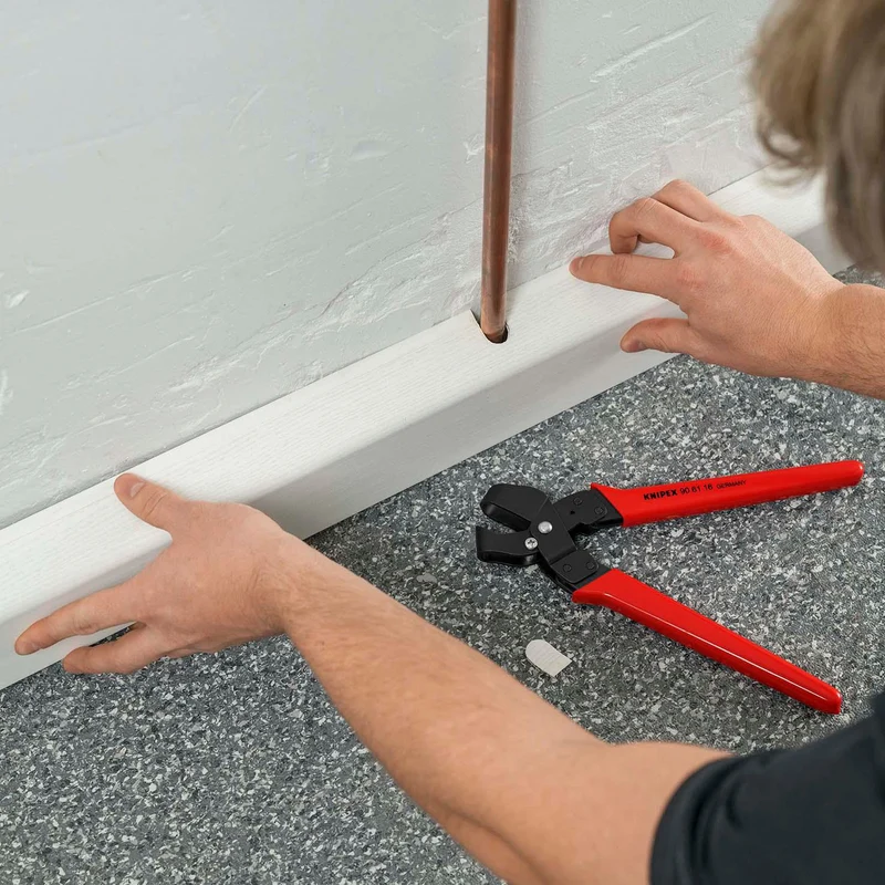 KNIPEX Ausklinkzange 250 mm – Schnittbreite 16 mm, Schnitttiefe 32 mm, mit Kunststoffhüllen