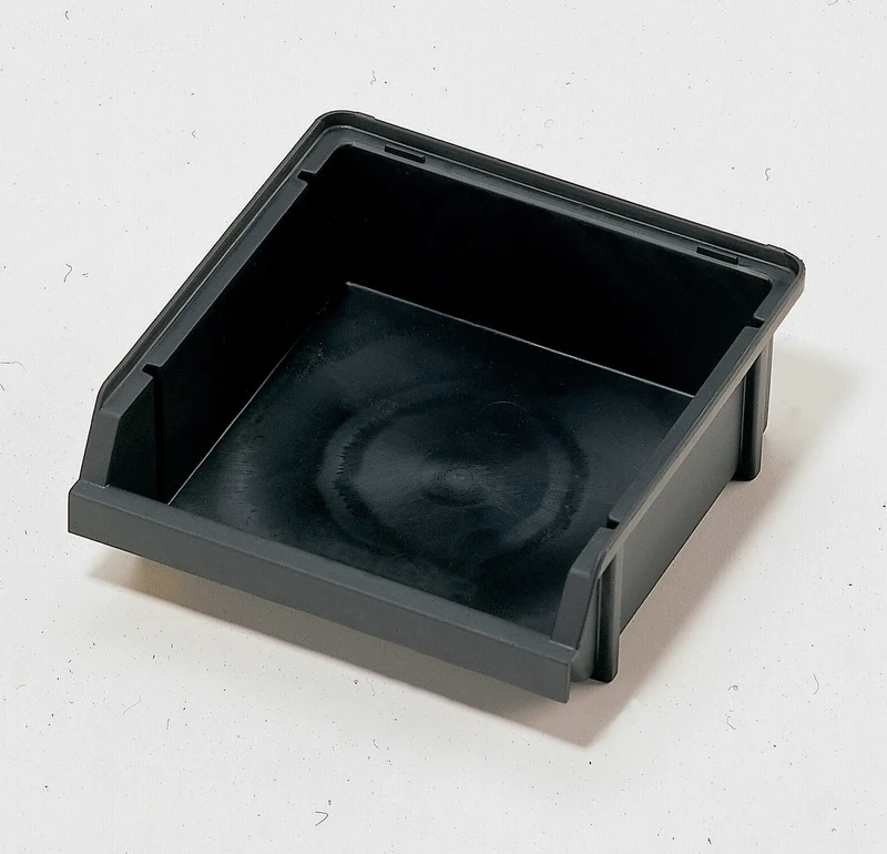 RAACO ESD Sichtbox 2-80, 125x133x50 mm, leitfähiges PP