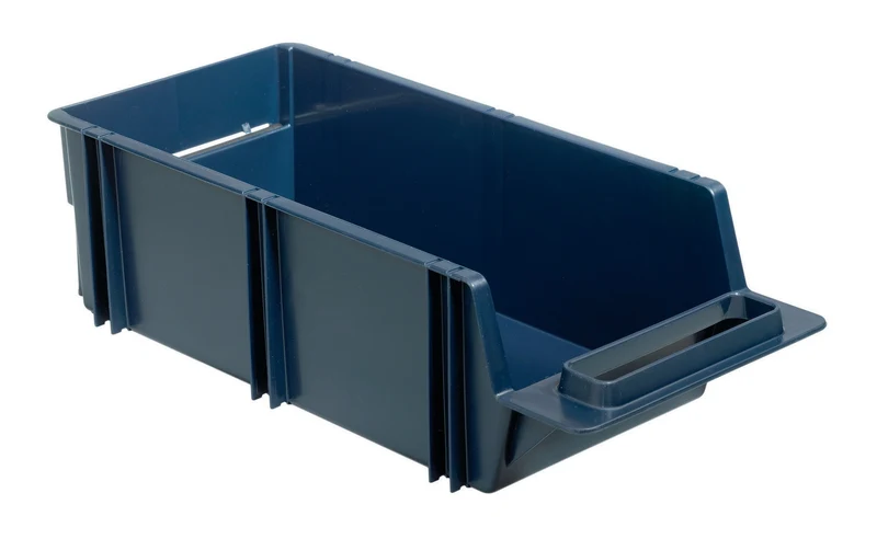 RAACO Regal-Schublade 168x375x111 mm für 31 mm tiefe Regalböden, blau