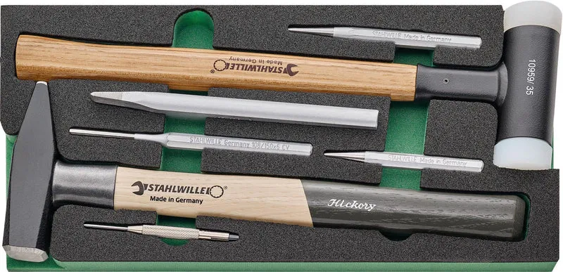 STAHLWILLE Werkzeugwagen 95/157QR NDE – 7 Schubladen, 157-teilig, 750 kg, Stahlblech