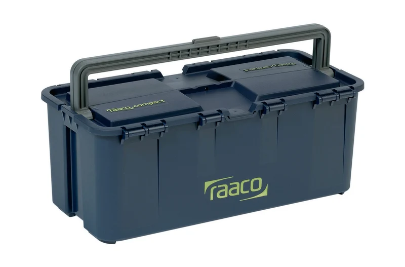 RAACO Werkzeugkoffer Compact 15, 426x215x170 mm, 20 kg Tragkraft, 4er-Pack