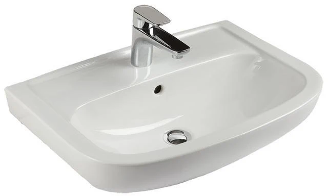 Villeroy & Boch Möbelwaschtisch Saval 2.0 600x420mm Weiß Alpin mit Überlauf
