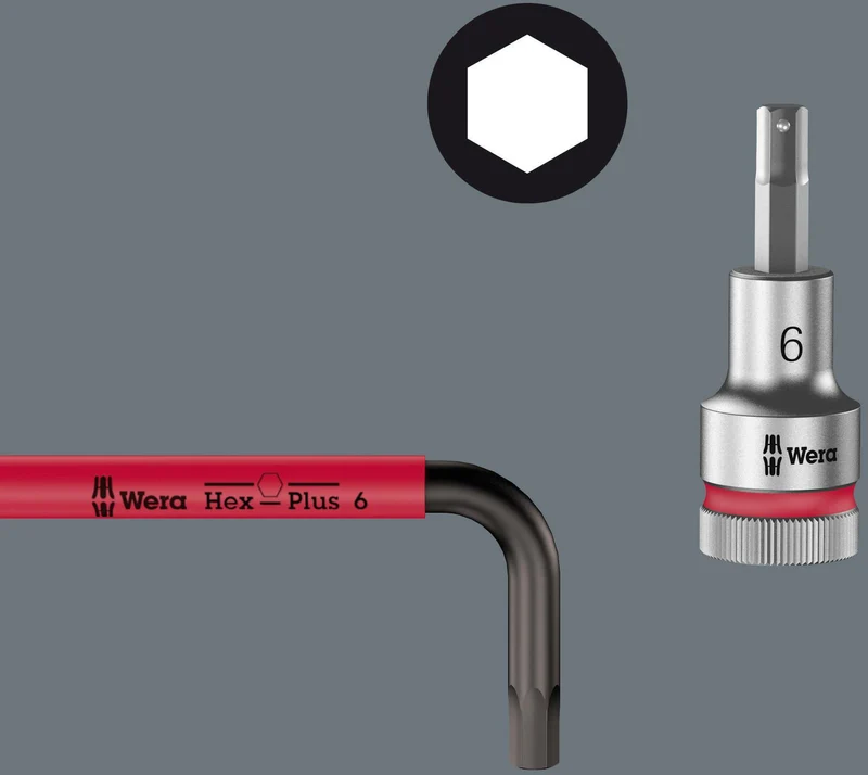 Wera Winkelschlüssel 950 SPKL HF Innen-6-kant SW 5 mm mit Kugelkopf und Haltefunktion, schlauchummantelt