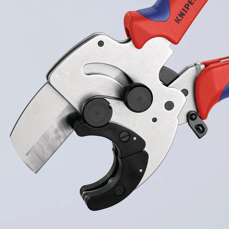 KNIPEX Rohrschneider für Verbund- und Kunststoffrohre Ø 26-40 mm, 210 mm, Chrom-Vanadin-Elektrostahl