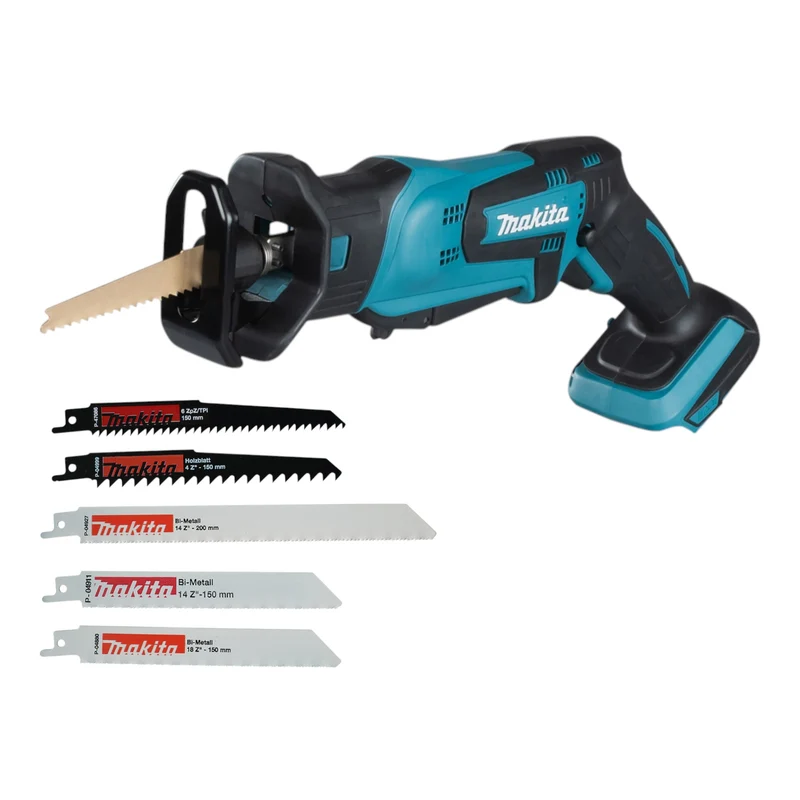Makita DJR 183 Z Akku Reciprosäge Säbelsäge 18 V + Reciprosägeblatt Set ( P-83967 ) - ohne Akku, ohne Ladegerät