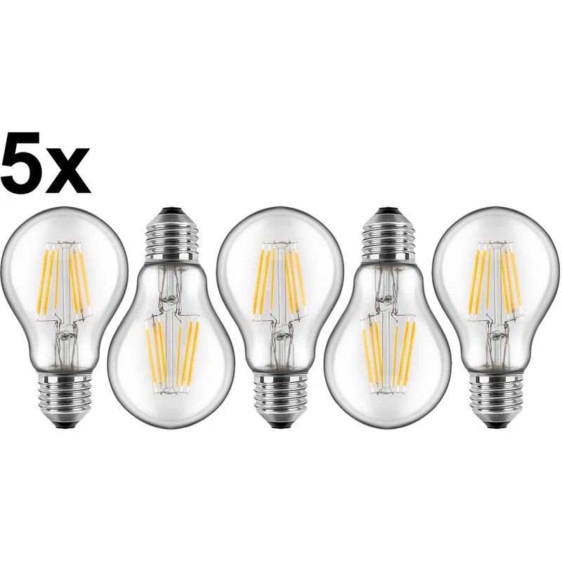 LED Filament Lampe Birnenform A60 / E27 / Set