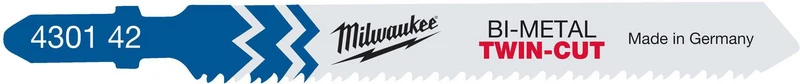 MILWAUKEE Stichsägeblatt T 123 XF, 91 mm, Zahnteilung 2,5/1,8 mm, für Metall