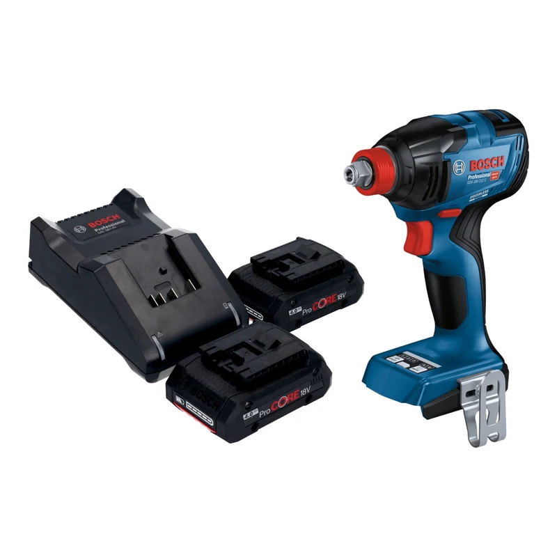 Bosch GDX 18V-210 C Professional Akku Drehschlagschrauber 18 V 210 Nm Brushless + 2x ProCORE Akku 4,0 Ah + Ladegerät