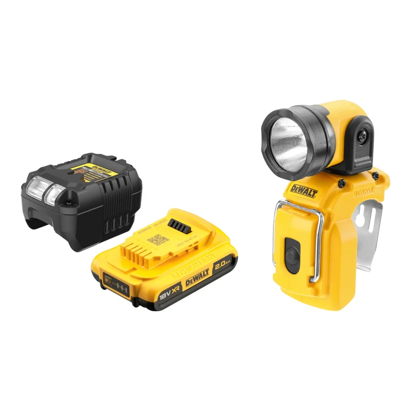 DeWalt DCL 510 D1 10,8 V XR Akku Lampe + 1x Akku 2,0 Ah + Ladegerät
