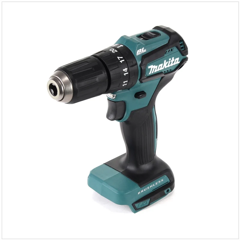 Makita DHP 483 Z Akku Schlagbohrschrauber ( 18 V 40 Nm Brushless ) inkl. Koffer + WellCut 101 tlg. Bit- und Bohrer Set