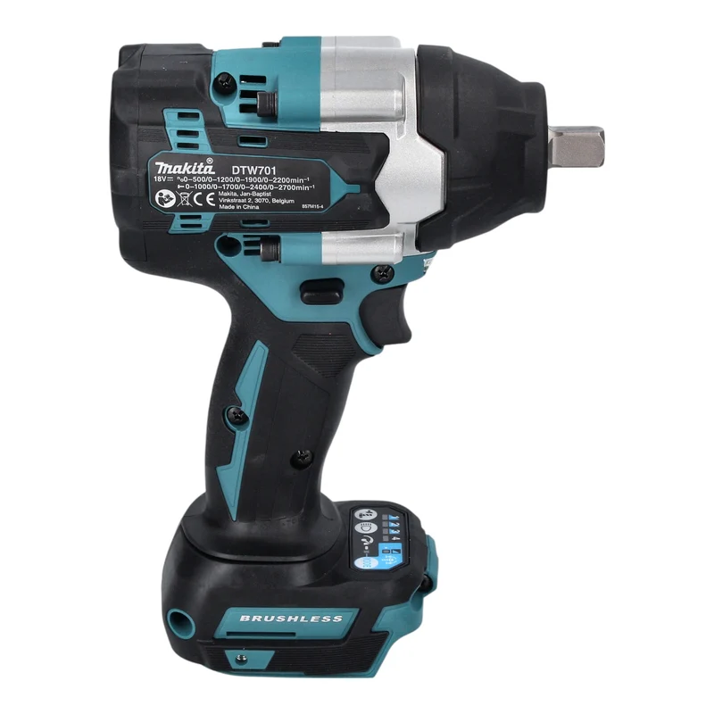Makita DTW 701 Z Akku Schlagschrauber 18 V 700 Nm 1/2" Brushless + Steckschlüssel Set 14 tlg. - ohne Akku, ohne Ladegerät