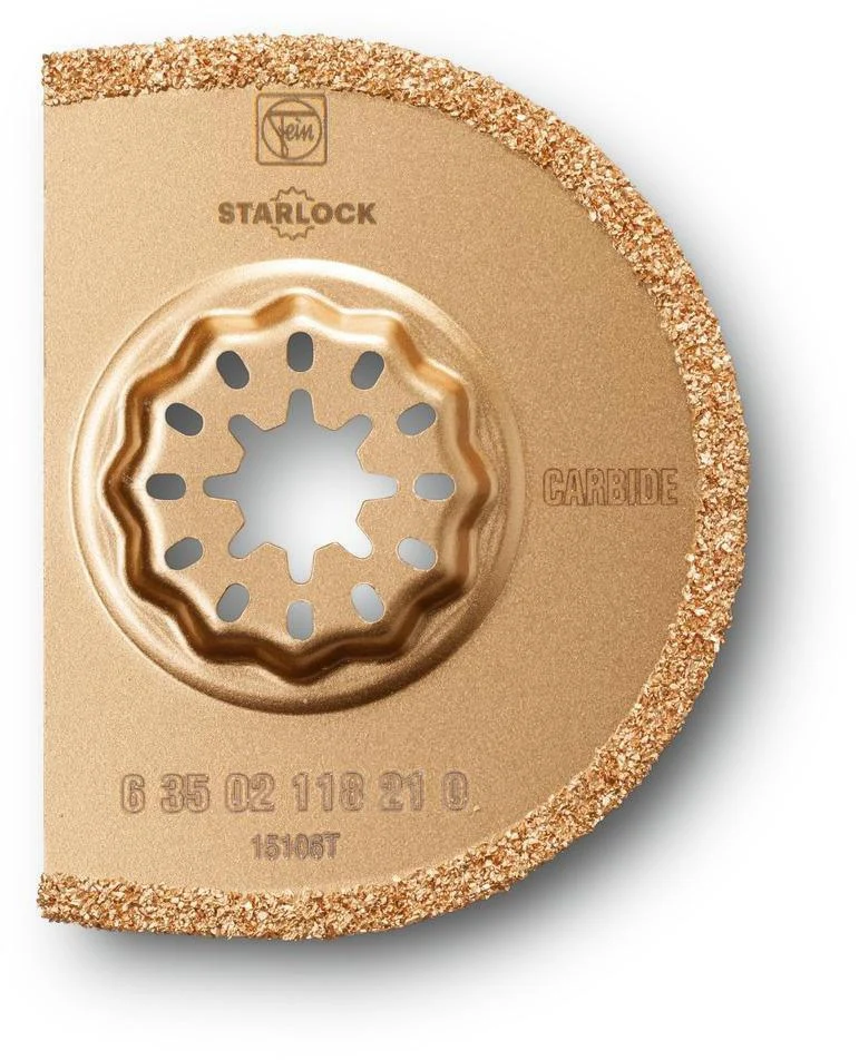 FEIN Segmentsägeblatt HM Ø 75 mm, Schnittbreite 2,2 mm, Starlock – für Fliesenfugen & Schlitze