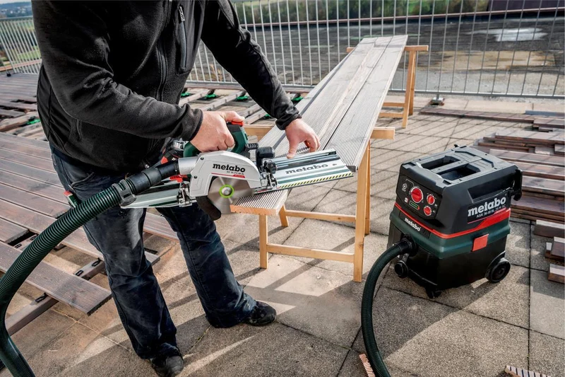 Metabo Kappschiene KFS 834 mm – mobile Lösung für winkelgenaue Kappschnitte
