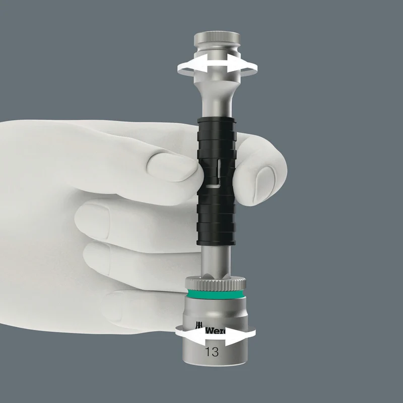 Wera Zyklop Verlängerung 8794 SC 125 mm 1/2 Zoll mit Schnelldrehhülse
