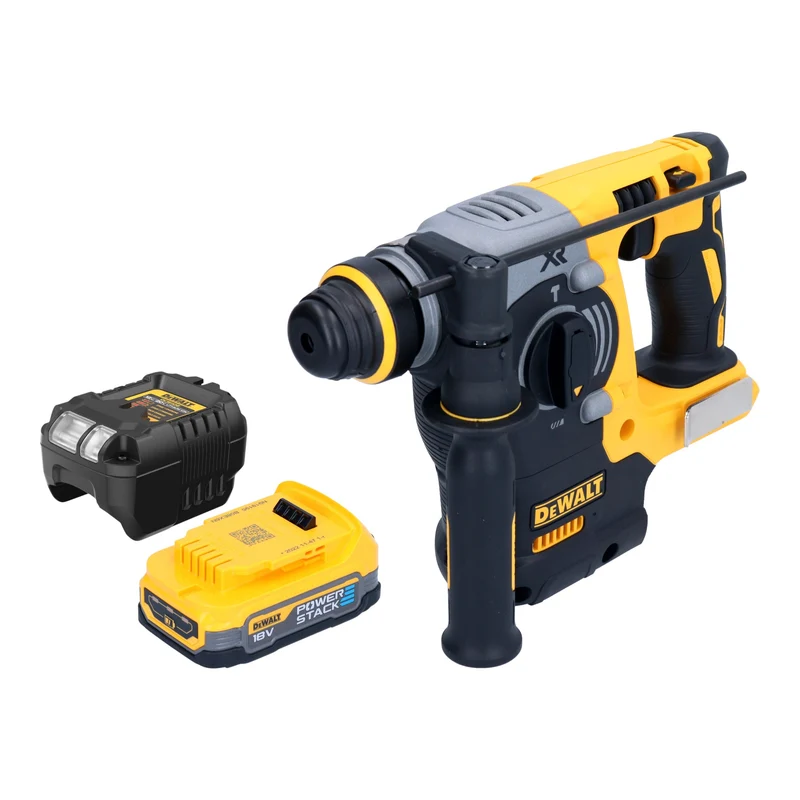DeWalt DCH 273 E1 Akku Kombihammer 18 V 2,1 J SDS Plus Brushless + 1x Powerstack Akku 1,7 Ah + Ladegerät