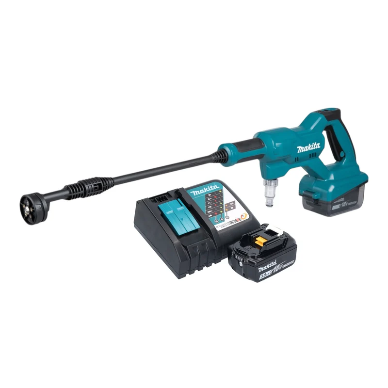 Makita DHW 180 RF1 Akku Druckreiniger 18 V 24 bar + 1x Akku 3,0 Ah + Ladegerät
