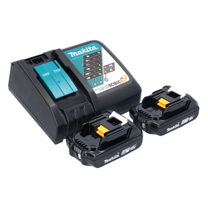 Makita DTW 181 RA Akku Schlagschrauber 18 V 210 Nm 1/2" Brushless + 2x Akku 2,0 Ah + Ladegerät