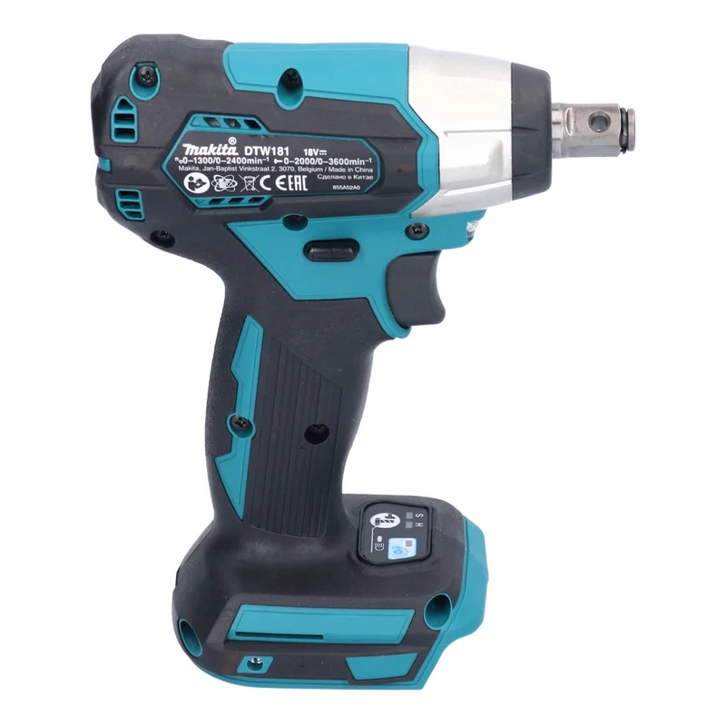Makita DTW 181 RA Akku Schlagschrauber 18 V 210 Nm 1/2" Brushless + 2x Akku 2,0 Ah + Ladegerät