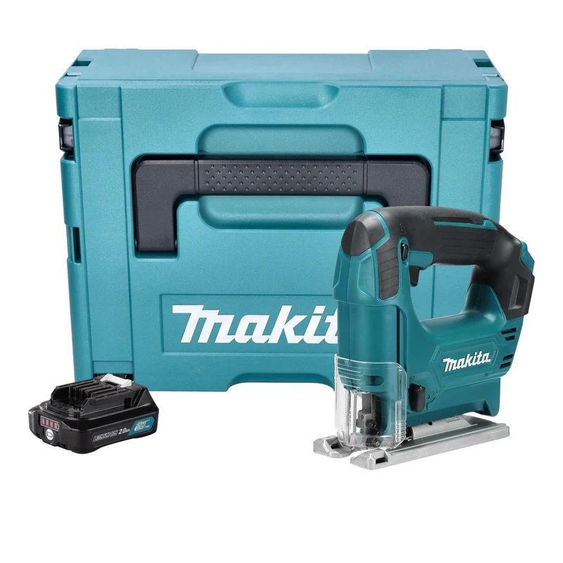 Makita JV 101 DA1J Akku Stichsäge 12 V max. 65 mm + 1x Akku 2,0 Ah + Makpac - ohne Ladegerät