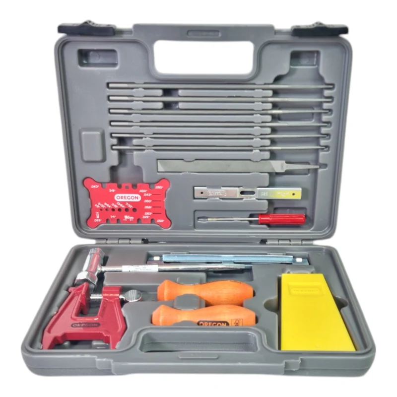 Oregon Schärfwerkzeug Set 4 - 5,5 mm 16 tlg. im Koffer ( 601981 ) für Kettensägen