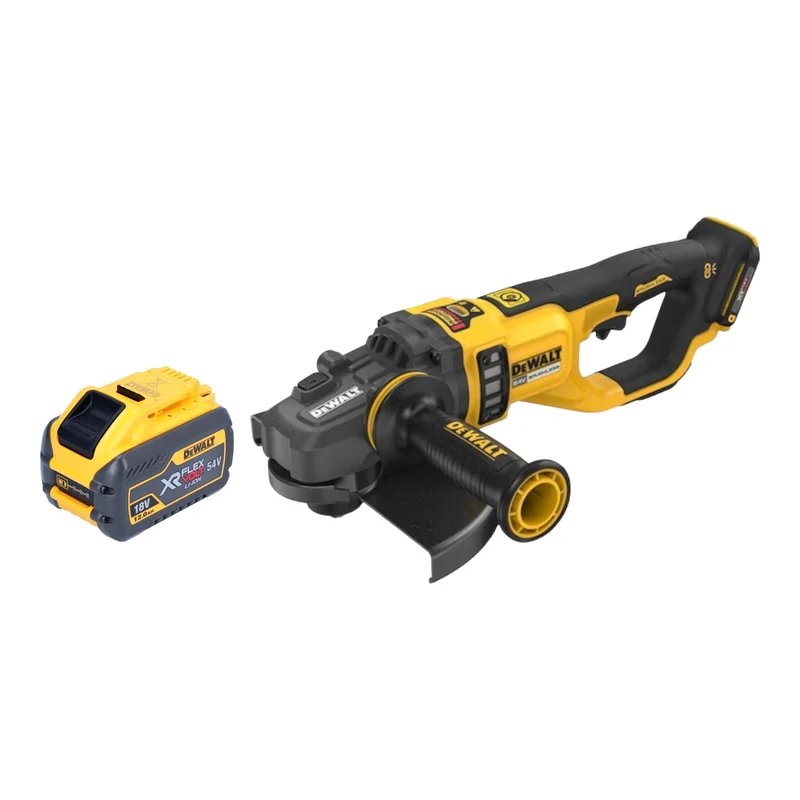 DeWalt DCG 460 N Akku Winkelschleifer 54 V 230 mm + 1x Akku 12,0 Ah - ohne Ladegerät
