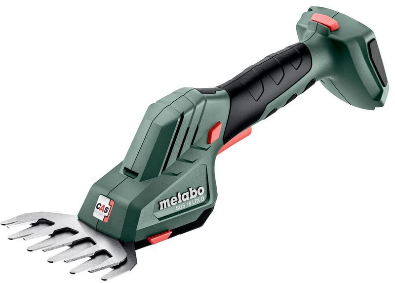 Metabo Akku-Strauch-/Grasschere SGS 18 LTX Q 18 V 20 cm – kabellos, werkzeugloser Messerwechsel