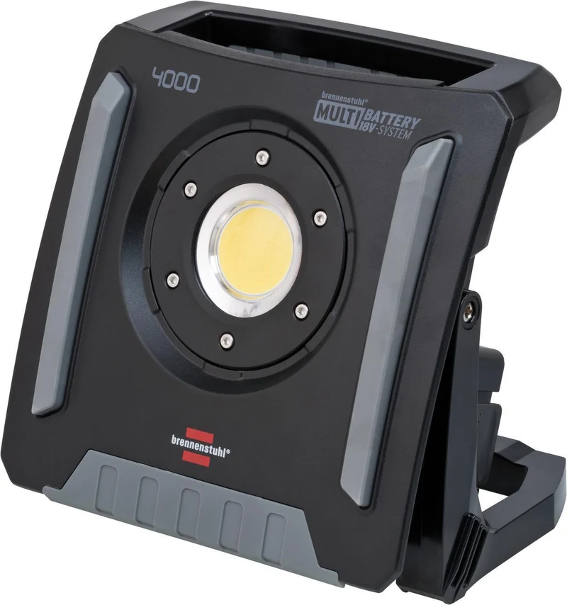 BRENNENSTUHL LED-Akku-Baustrahler 4000 MA 40 W 4500 lm 18 V IP65 – Multi Battery