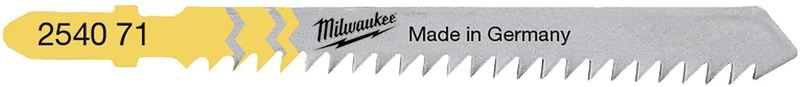 MILWAUKEE Stichsägeblatt T 119 B, 75 mm, Zahnteilung 3 mm, 5 Stück pro Karte