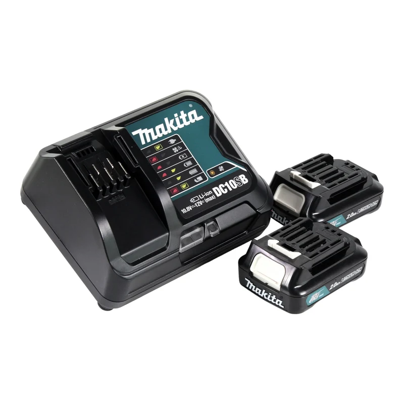 Makita JV 101 DSAJ Akku Stichsäge 12 V max. 65 mm + 2x Akku 2,0 Ah + Ladegerät + Makpac
