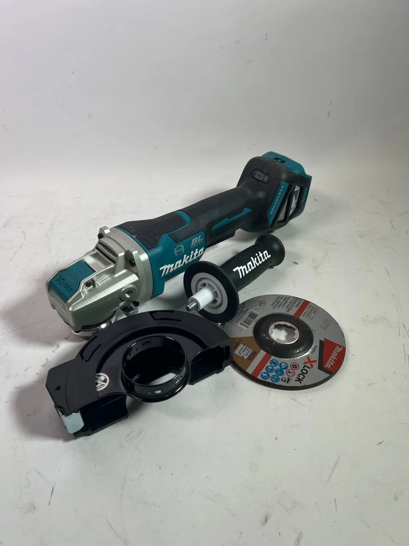 Makita DGA 519 Z Akku Winkelschleifer 18 V 125 mm Brushless X-Lock Solo - Neuwertig