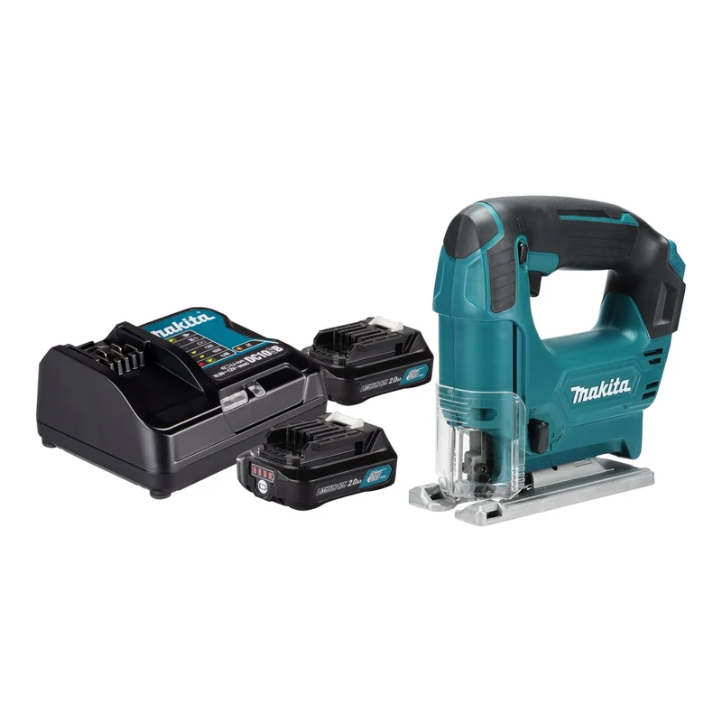 Makita JV 101 DSA Akku Stichsäge 12 V max. 65 mm + 2x Akku 2,0 Ah + Ladegerät