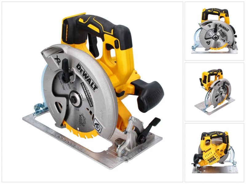 DeWalt DCS 570 N Akku Handkreissäge 18 V 184 mm Brushless Solo + DeWalt DCL 040 18V XR Li-Ion Akku Lampe