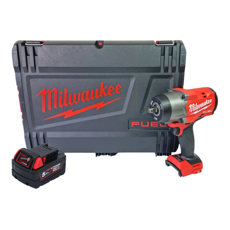 Milwaukee M18 FHIW2F12-501X Akku Schlagschrauber 18 V 1491 Nm 1/2" Brushless + 1x Akku 5,0 Ah + HD Box - ohne Ladegerät