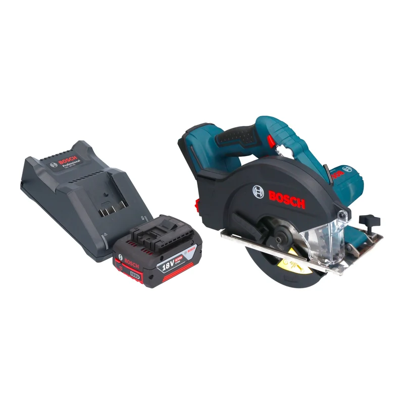 Bosch GKM 18V-50 Professional Akku Metall Handkreissäge 18 V 136 mm Brushless + 1x Akku 4,0 Ah + Ladegerät