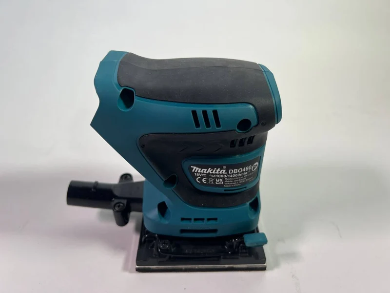 Makita DBO 480 Z Akku Schwingschleifer 18 V 112 x 102 mm Solo - Leicht Gebraucht