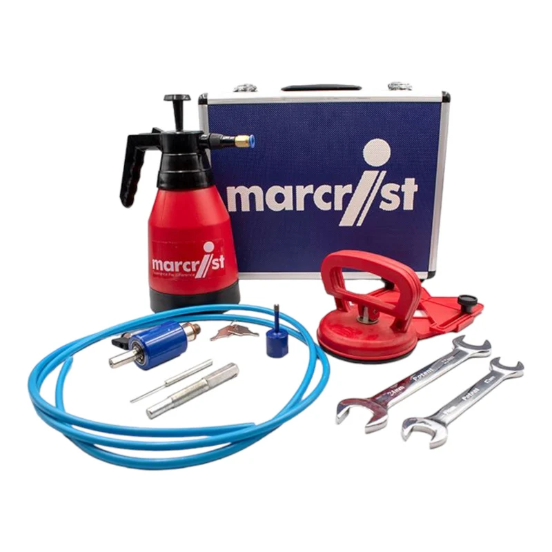 Marcrist PG850Fliesenleger Set +Wasserdruckflasche+Anbohrhilfe - Unvollständig