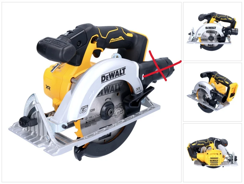 DeWalt DCS 565 N Akku Handkreissäge 18 V 165 mm Brushless Solo - Unvollständig