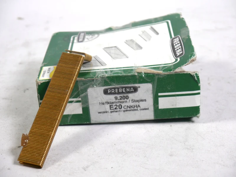 5x Prebena E20CNKHA Heftklammern 20mm 9200 Stück - Beschädigt
