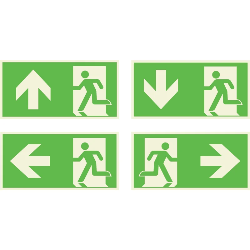 Fluchtwegschild - Notausgang